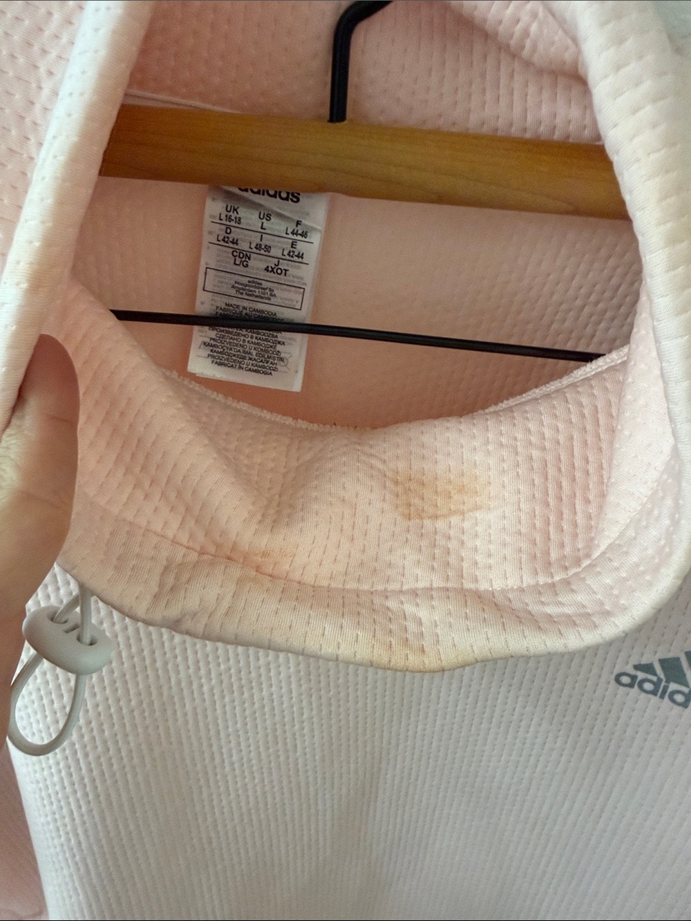 Adidas Pink Intuitive Warmth Pullover Sweater Large - Picture 5 of 5